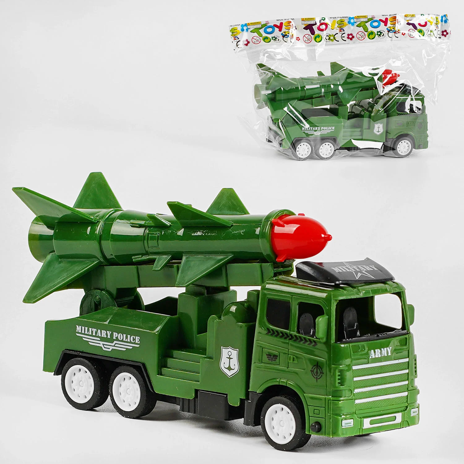 Машинка K 188-15 C (288/2) "Військова техніка", інерція, в пакеті