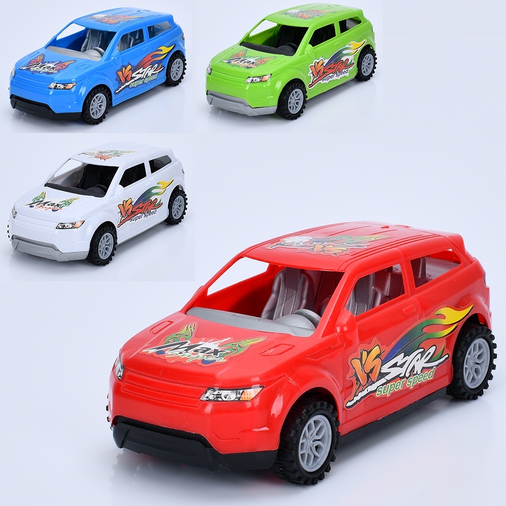 Машина 8821A інерція, 20см, 4 кольори, у пакеті, 23-17-8см