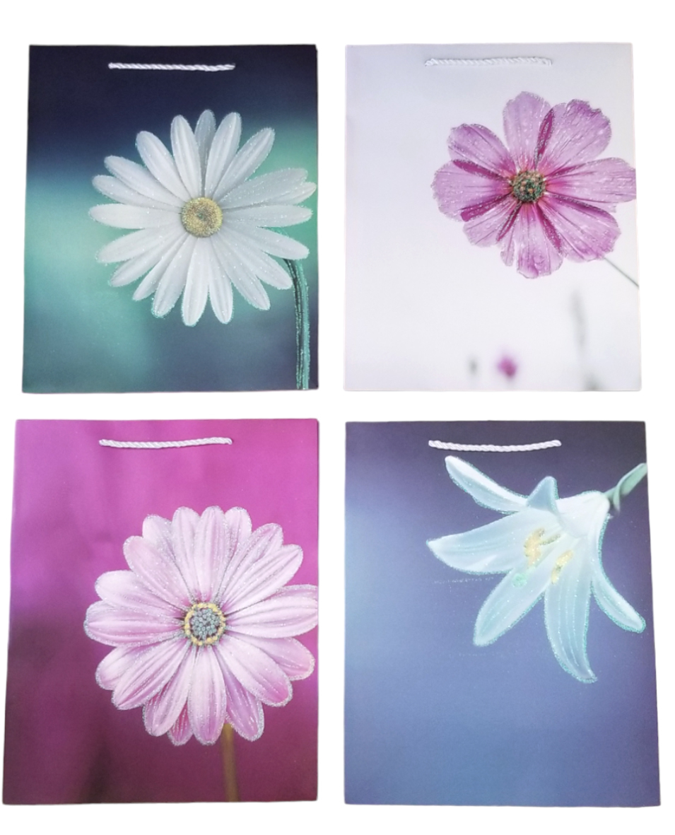Пакет подарунковий паперовий S "Flowers" 23*18*10см R91493-S