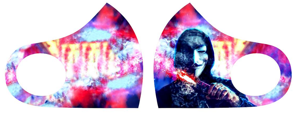 Маска Pitta Print S Anonymous 7																						