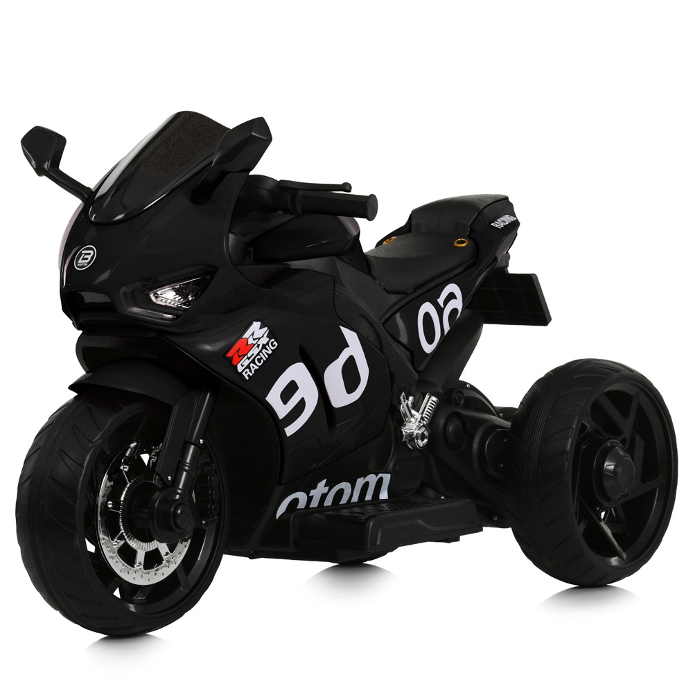 Мотоцикл M 6265EL-2 1*12V4,5AH, 2*35W, BT, USB, TF, EVA, шкіра, муз., світло, чорний