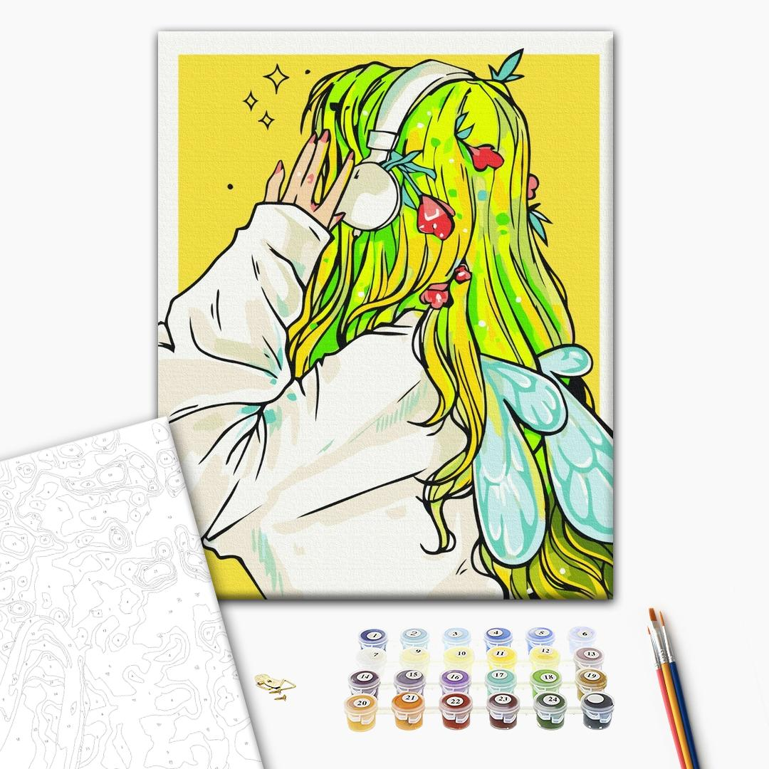 Картина за номерами: Playlist феї @nila_art_art 40х50