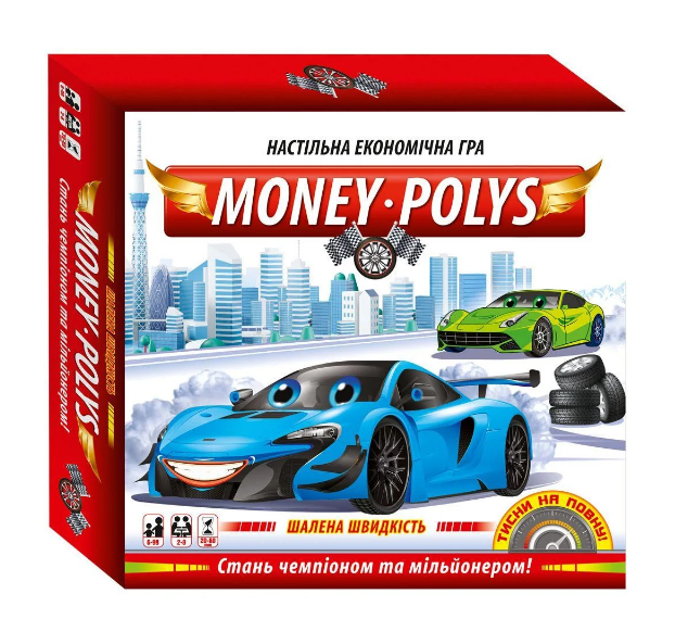 Настільна гра. Money Polys. Шалена швидкість 30000004У
