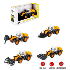 Будтехніка 6000-6 інерція, метал,гум.колеса,рухл.деталі,4 види,кор.23,5-13-8см