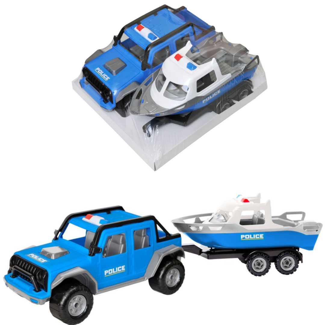 Джип "Титан" з катером поліцейський, Tigres