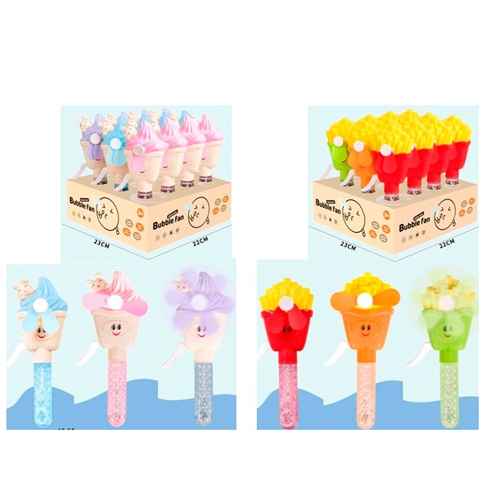 Мильні бульбашки HL498-109Y-111Y меч,ручка-вентилятор(механіч)2 види диспл. (мороз.фаст-фуд)