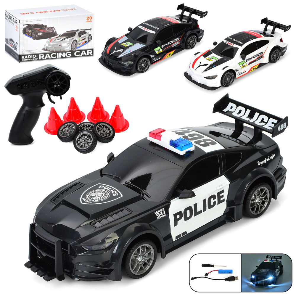 Машина 903-05 радіо/к2,4G, акум,1:24,світло, дрифт,доп.колеса, USB, 4х4, 2 види.кор.22,5-14-13,5см