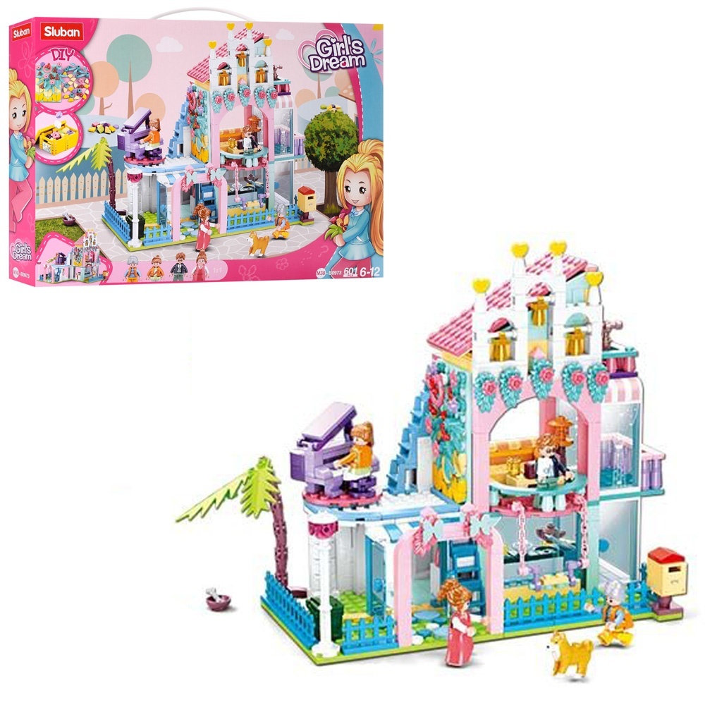 Конструктор SLUBAN M38-B0973 "Girls Dream": Квартира, 596 дет.