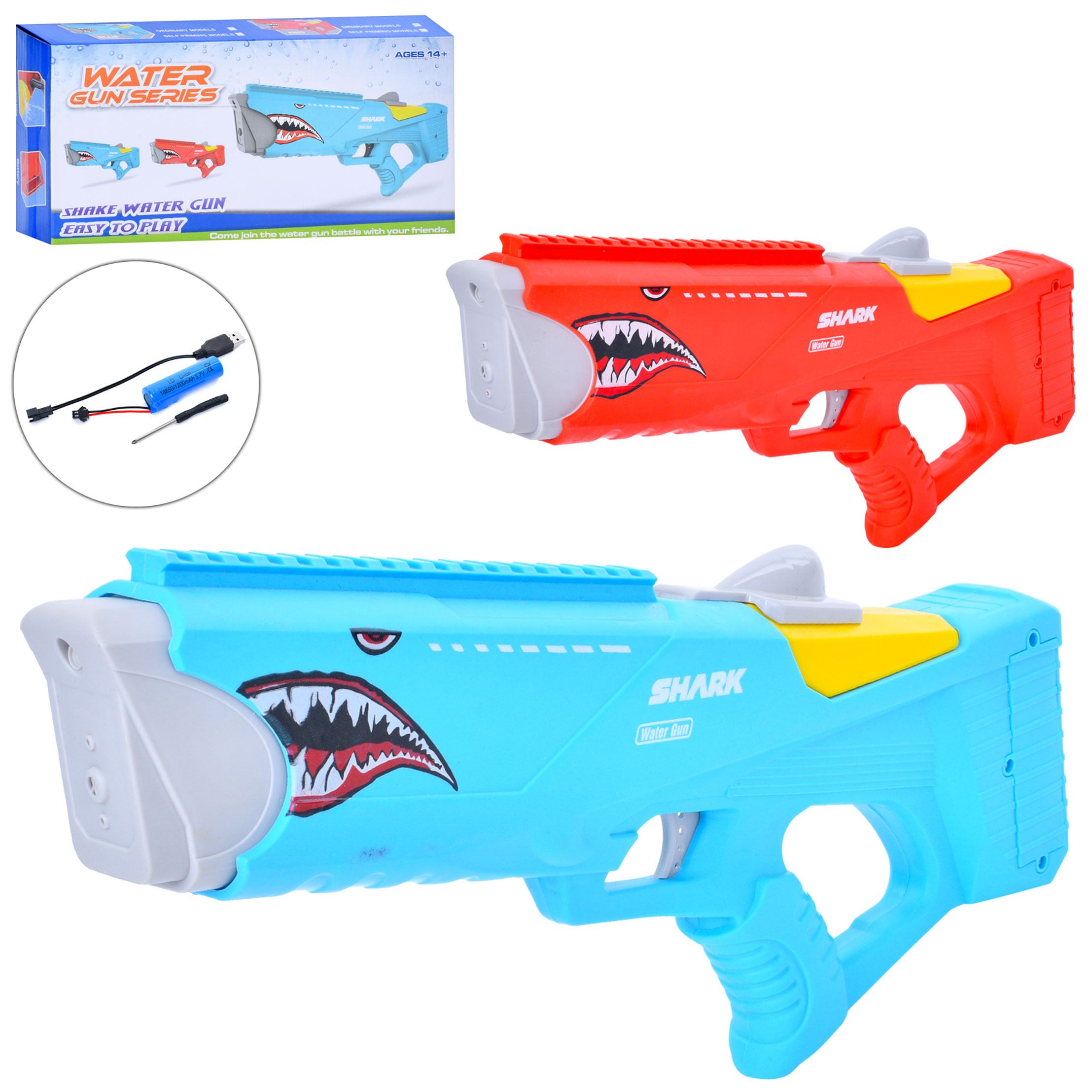 Водяний автомат 775-56 акум., USB, 2 кольори, кор., 42,5-20,5-6 см.