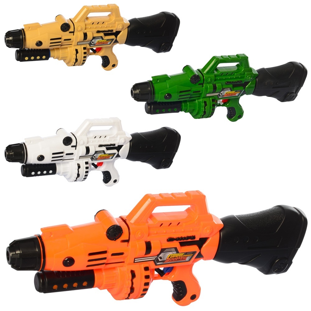 Водяний бластер MR 0202 помпа, розмір великий, 4 кольори, кул., 30-56-8 см.