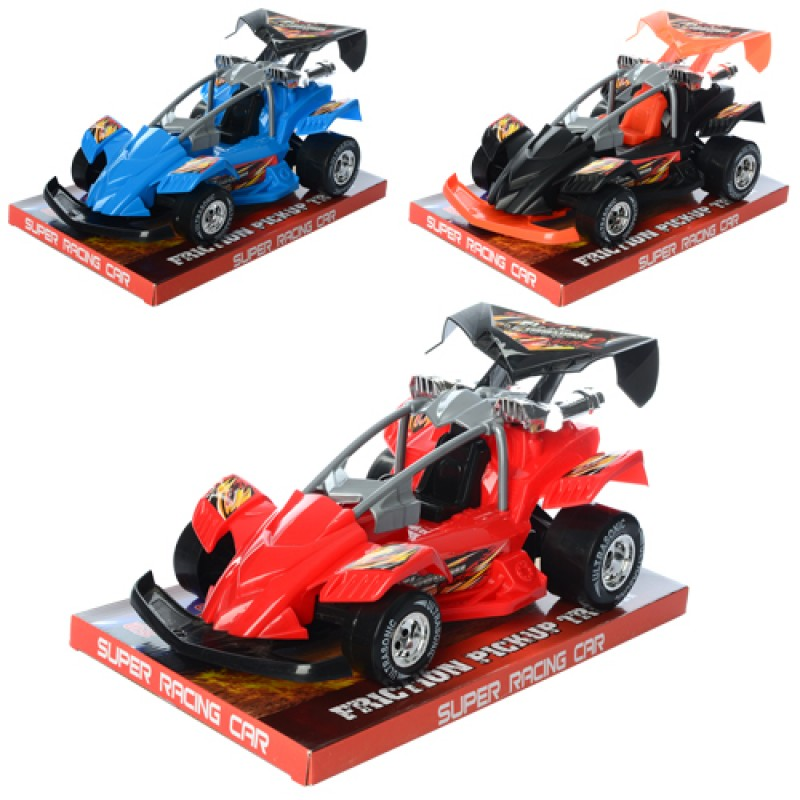 Машинка 189-65 інерц., 3 кольори, бліст., 32-19-22 см.