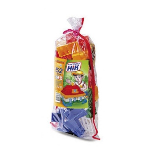 Конструктор дитячий "НІК" (52 дет.) шитий кульок