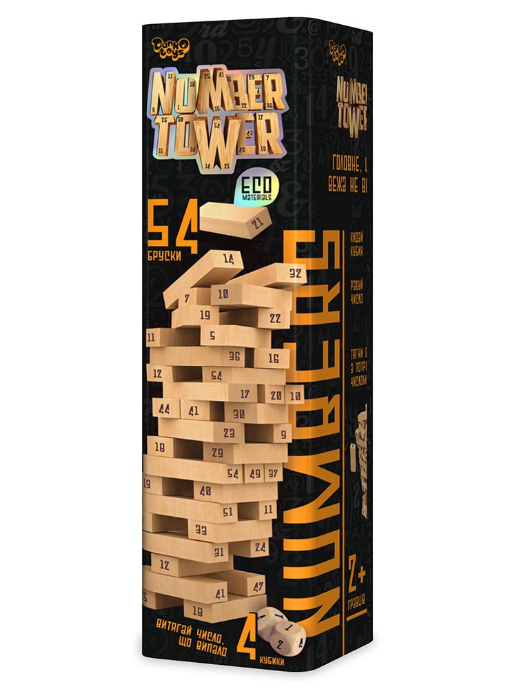 Розвиваюча настільна гра "NUMBER TOWER" укр.(6) 