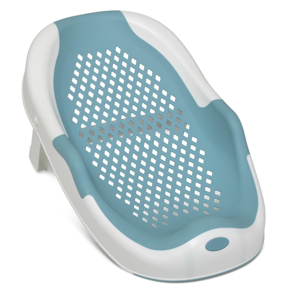 Гірка для купання ME 1107 SHELL Blue силікон, складана, блакитний, 55-30-23 см.