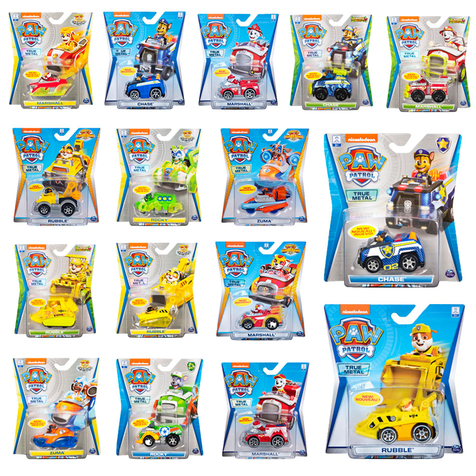 Цуценячий патруль: металевий колекційний рятівний автомобіль Die Cast в асортименті