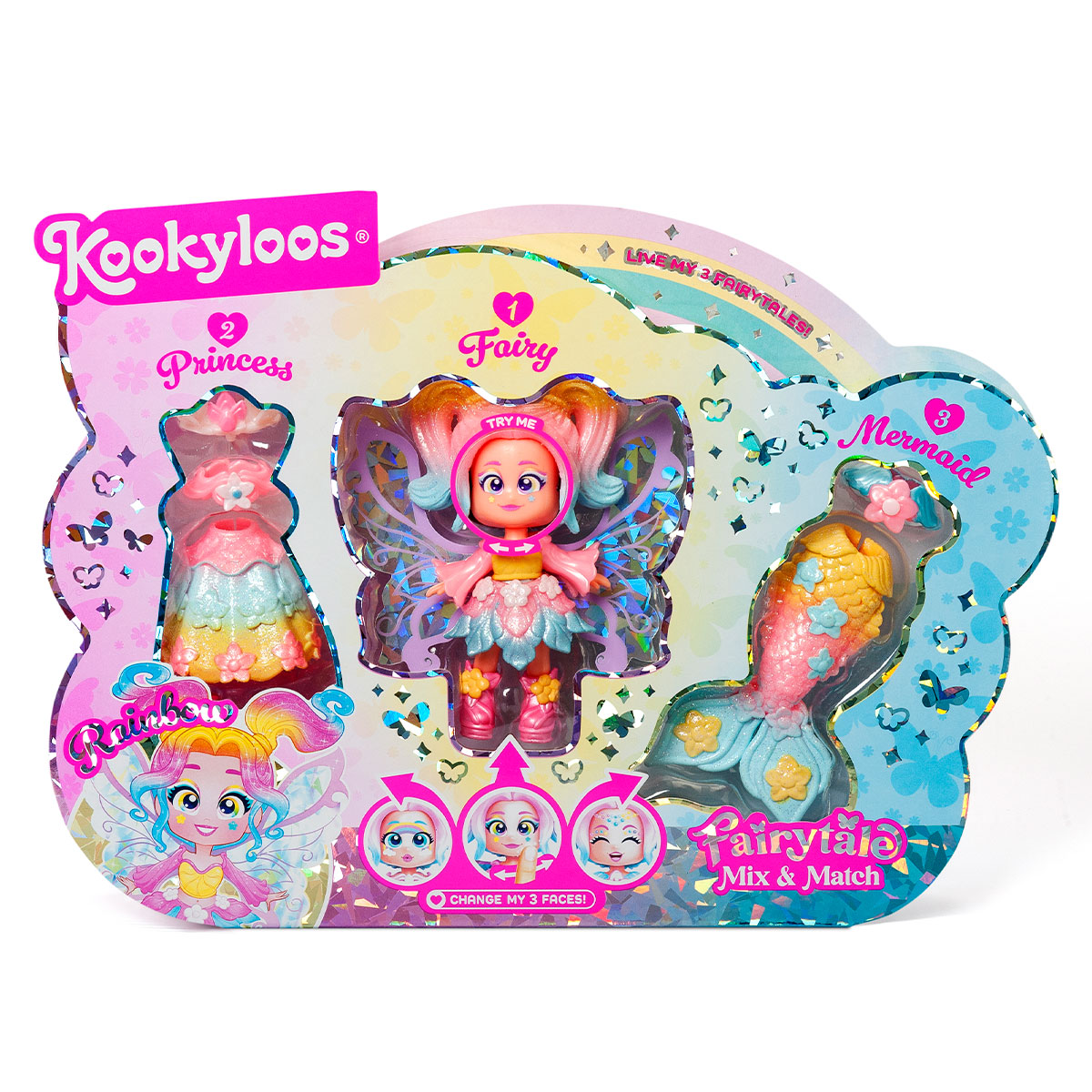 Ігровий набір з лялькою KOOKYLOOS серії "Fairytale" - РЕЙНБОУ