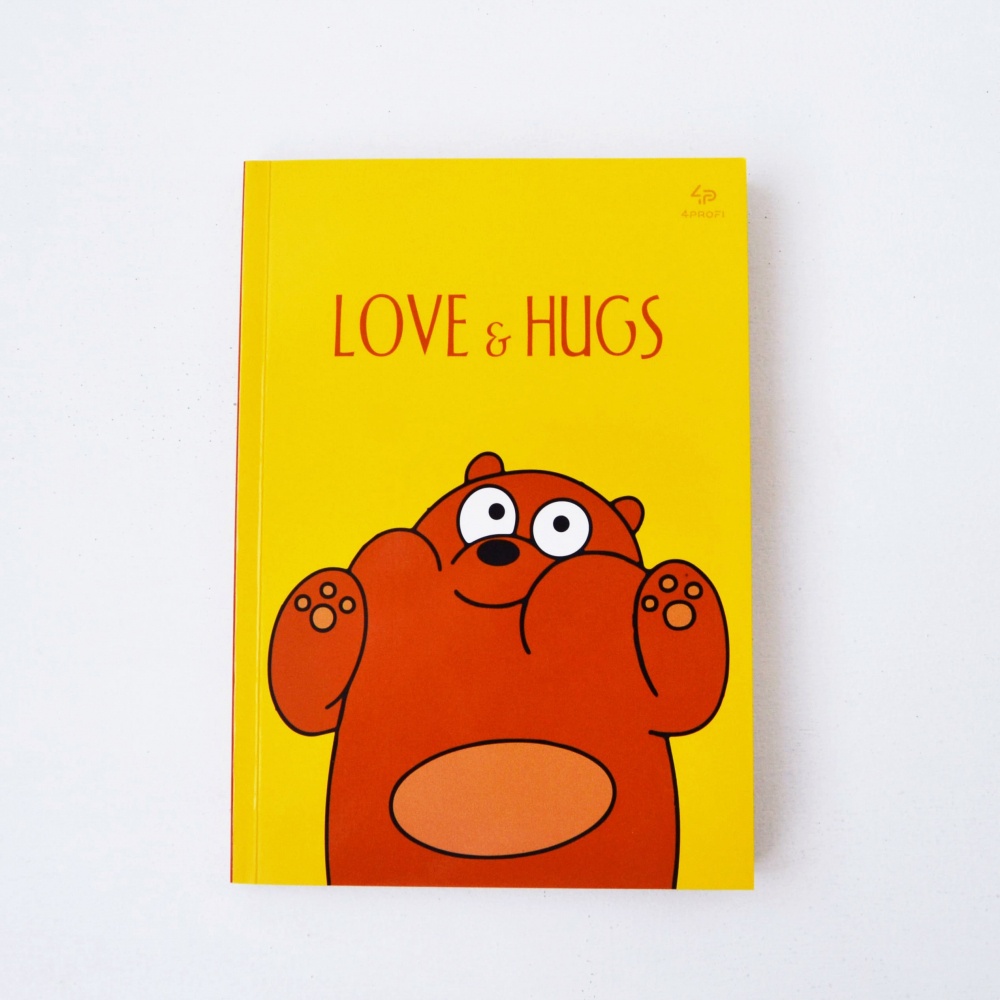 Блокнот TM Profiplan  "Funny series" brown bear, А5