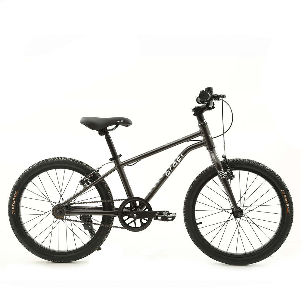 Велосипед дитячий 20д. PROF1 MB 20LIGHTY DARK GREY FOREST LIGHTY,SKD85,алюм. рама,кермо,торм.,графіт