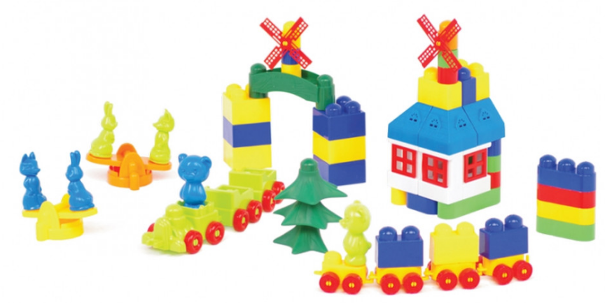 Конструктор "Майстер-Блок" №5 (93 деталі), пак. пвх 1-027 