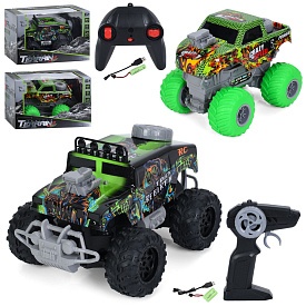 Джип 008-M238-40 радіокер.2,4G, акум., корпус не б'ється, гумові колеса, 2 види, кор.,34,5-22-23,5см - 1 - smarttoys.com.ua