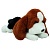 М'яка іграшка "Бассет лежачий", Копиця арт.00120-62 (20x18x44) - 1 - smarttoys.com.ua