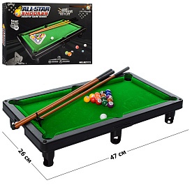 Більярд B2111 на ніжках, кий 3 шт., кулі 16 шт., кор., 48-34-7 см. - 1 - smarttoys.com.ua