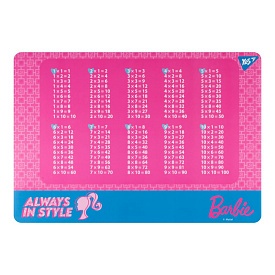 Підкладка для столу Yes табл.умнож. "Barbie" рожевий - 1 - smarttoys.com.ua