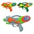 Водяний пістолет M 0149 U/R помпа, 3 кольори, кул., 26 см. - 1 - smarttoys.com.ua