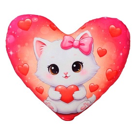 Серце Котик арт.00387-80  - 1 - smarttoys.com.ua