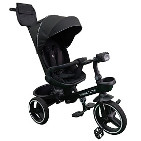 Велосипед MT 1002-1 Elegant Black кол.PU(12/10),оберт.сид,швидкоз'єм.гальма,склад.кермо,USB/BT,чорн. - 1 - smarttoys.com.ua