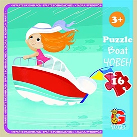 LT03 Пазли ТМ "G-Toys" із серії "Транспорт", 16 ел. - 1 - smarttoys.com.ua