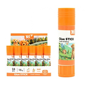 Клей-олівець Yes 15г, PVP "Orange Line" - 1 - smarttoys.com.ua