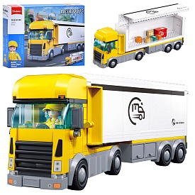 Конструктор SLUBAN M38-B1289 міська серія, трейлер, фігурка, 269 дет., кор., 38-28,5-7 см. - 1 - smarttoys.com.ua