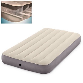 Велюр матрац 64101 до 136кг., сірий, кор., 99-191-25см. - 1 - smarttoys.com.ua