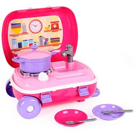 Іграшка "Кухня з набором посуду Технок", арт. 6061 - 1 - smarttoys.com.ua