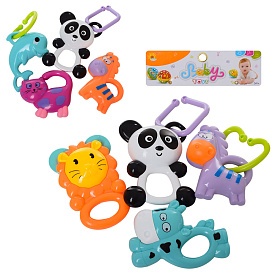 Брязкальце K225D1 4 шт., 2 види, кул., 18-24-4,5 см. - 1 - smarttoys.com.ua