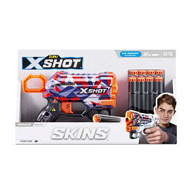 Швидкострільний бластер X-SHOT Skins Menace Malice (8 патронів), 36515M - 1 - smarttoys.com.ua