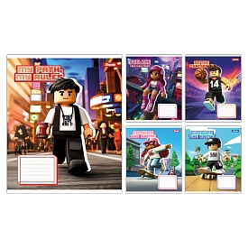 А5/12 кос. 1B Urban Blocks Series, зошит учнівський шкільний - 1 - smarttoys.com.ua