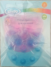 LN-8663-5 Набір іграшок для купання на присосках (3шт) - 1 - smarttoys.com.ua