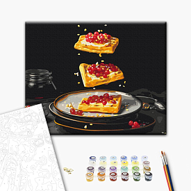 Картина за номерами: Сніданок в деталях © Halyna Vitiuk 40х50 - 1 - smarttoys.com.ua