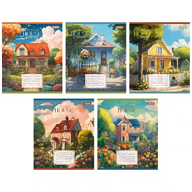 А5/48 кл. 1В House colorful, зошит для записів - 1 - smarttoys.com.ua