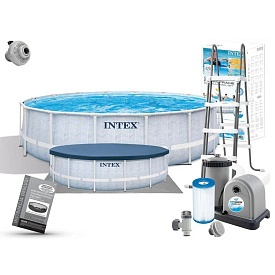 Басейн 26746 фiльтр, драбина, тент, підкладка, вiд 6-х рокiв, 488-122 см. - 1 - smarttoys.com.ua