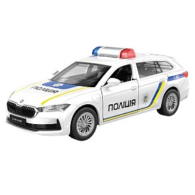 Автомодель – SKODA SUPERB COMBI iV ПОЛІЦІЯ - 1 - smarttoys.com.ua