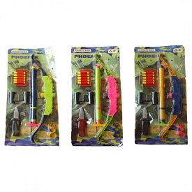 код:950, 20шт, "Фенікс" лук стріляє м'якими липучками, довжина - 68 см, висота - 25 см. - 1 - smarttoys.com.ua