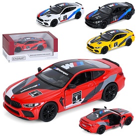 Машина KT5425WF метал, інерція,1:38,відчиняються двері, гум. колеса,4 кольори.кор.16-7-7,5см - 1 - smarttoys.com.ua