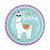Набір тарілок "Happy Birthday" лама 10 шт - 1 - smarttoys.com.ua