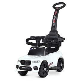 Машина M 4850LR-1 радіок.2,4G,3в1(кат.-толокар),1мот.25W,1акум.6V4,5AH,муз.,світло,MP3,USB,TF,білий - 1 - smarttoys.com.ua