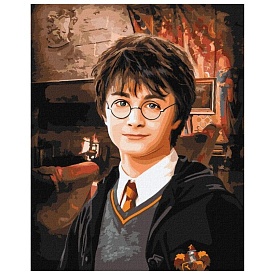 Набір для розпису по номерах WB "Harry Potter: Вітальня Ґрифіндору" 40х50см - 1 - smarttoys.com.ua