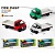 Машина 3619A  інерція, метал, 14,5см, відчиняються двері,гумові колеса,3кольори,кор. 18-8,5-6,5см - 1 - smarttoys.com.ua