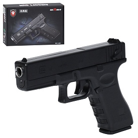 Пістолет J02 19см, стріляє пластиковими кулями, кор., 24,5-17-4,5см - 1 - smarttoys.com.ua